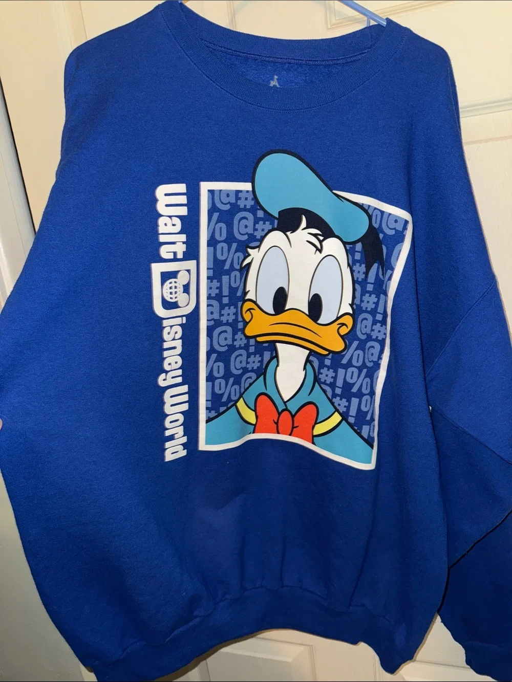 Disney Royal Blue Donald Duck Graphic Sweatshirt
